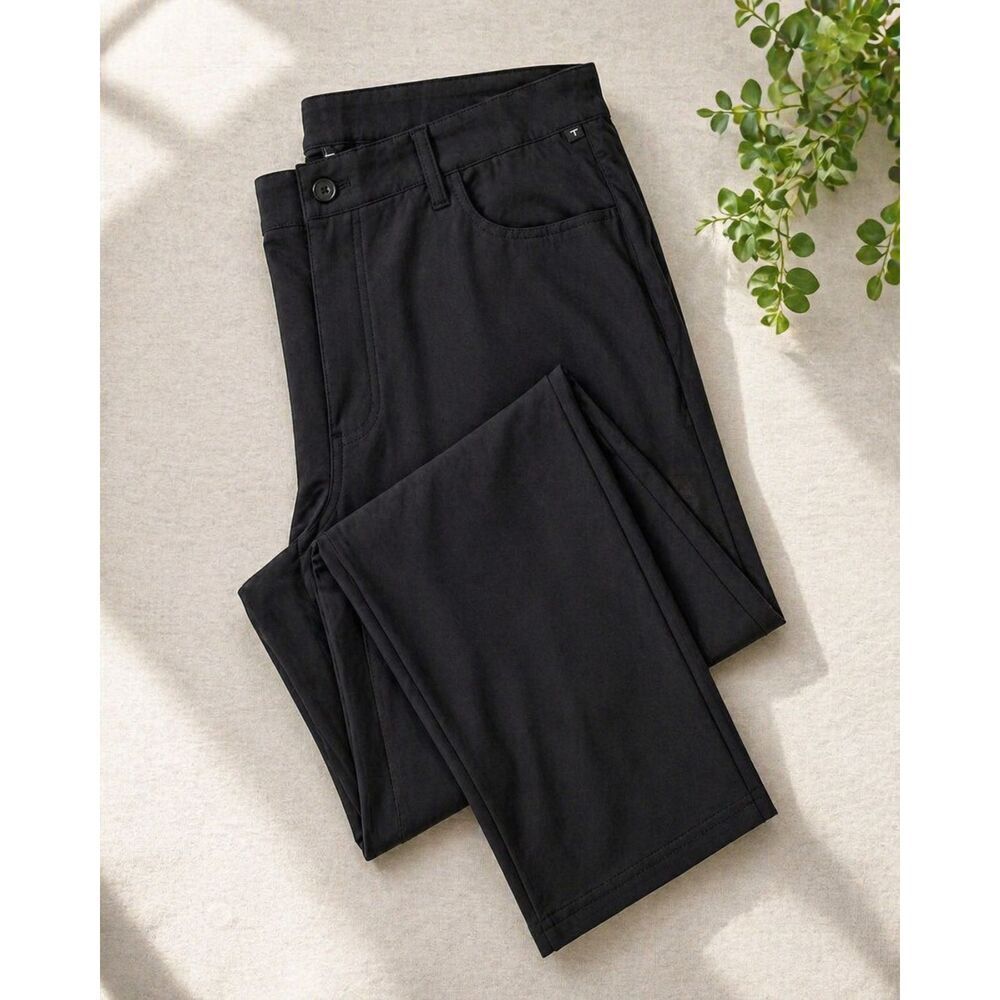 NWOT Men’s Black Straight Leg Dress Pants 36x32